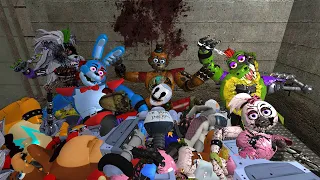 I Created The ULTIMATE FNAF EXPERIMENT Animatronic in Boneworks VR EXPLODE In Garry's Mod!