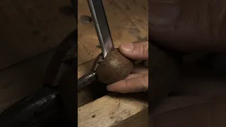 When I found an antique hand drill #shorts #asmr #woodworking #restoration