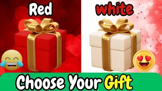 Choose Your Gift luxury || Red And White Box Challenge {Choose Your Gift #02}