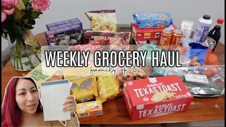 Meal Plan & Weekly Grocery Haul | Family of 3 | Target & Trader Joe's