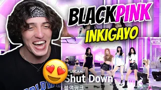 South African Reacts To BLACKPINK 'Shut Down' INKIGAYO FULL CAM !!! 🔥😍