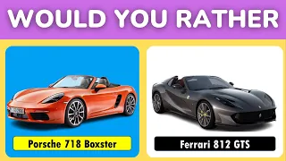 Would You Rather Luxury CAR Edition - Hardest Choices Ever!!!