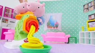 Vídeos de Peppa Pig - Cocinamos con play doh plastilina.