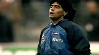 Diego Maradona Warm-up UEFA Cup Semi Final 1989- RIP Maradona