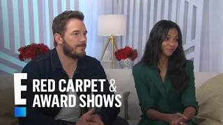 Chris Pratt & Zoe Saldana Talk "Avengers: Infinity War" Set | E! Red Carpet & Award Shows