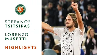Stefanos Tsitsipas vs Lorenzo Musetti - Round 1 Highlights I Roland-Garros 2022