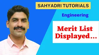 Merit list Displayed...| Sahyadri Tutorials