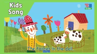 The Farmer in the Dell | English Nursery Rhyme | Kids song | YBM Kinder