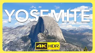 Yosemite National Park | EPIC VIEWS | Glacier Point | Yosemite Falls ROARING | Tunnel View - 4K HDR