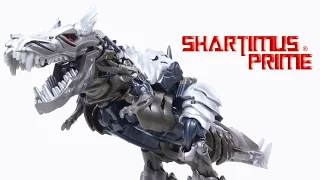 Transformers Grimlock The Last Knight Voyager Class Movie Action Figure Toy Review