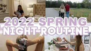 2022 SPRING NIGHT ROUTINE WITH A BABY! | DINNER + FAMILY TIME + BABY'S BEDTIME | Lauren Yarbrough