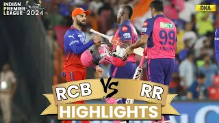 RCB VS RR Highlights: Powell And Parag Help Rajasthan Royals Beat RCB, RR To Face SRH In Qualifier 2