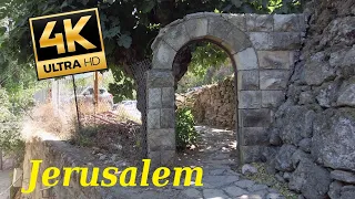 Through the Garden of Eden to Beit Zayt | Jerusalem walk 4k60