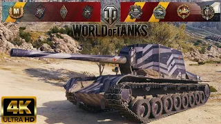 SU-100Y - Steppes map - 9 kills - 6,8k damage World of Tanks replay 4K