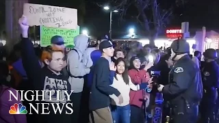 Protests After Off-Duty California Officer Fires Gun During Clash With Teens | NBC Nightly News