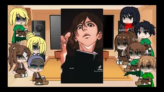 Aot react to mikasa as nobara part1