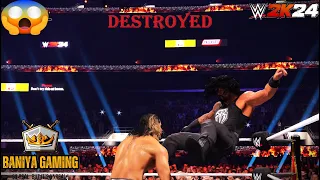 WWE 2K24 - Roman Reigns VS Seth Rollins WWE Universal Championship Match #wwe #wwe2k24 #romanreigns