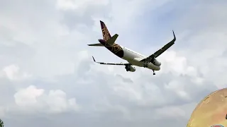 Vistara Landing And Indigo Flight Takeoff From Lucknow Airport