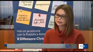 RAI 3 TGR TOSCANA - Intervista alla Difensora civica Lucia Annibali.