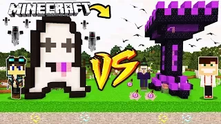 ZAMEK DUCHA VS ZAMEK WIEDŹMY W MINECRAFT!