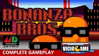 🎮 Bonanza Bros (Mega Drive) Complete Gameplay