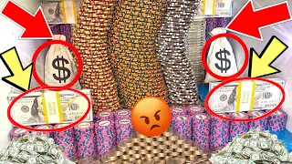 😡WE ALMOST LOST IT ALL UNTIL THIS HAPPENED… HIGH LIMIT COIN PUSHER MEGA MONEY CASINO JACKPOT!