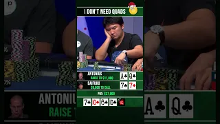 Most Insane Poker Hands #49 #pokerpro #pokeronline #pokershorts #pokerstars #pokernight