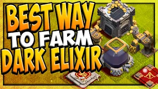 The EASIEST WAY to Farm Dark Elixir! (Clash of Clans)