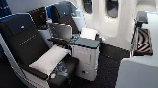 KLM Boeing 777 Business Class from Tanzania to Amsterdam (GREAT experience)