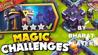 IN HINDI 😍😍 VERY Easily 3 Star the Magic Challenges FIRST TH15 CHALLENGE✨✨ (Clash of Clans) BY B.P