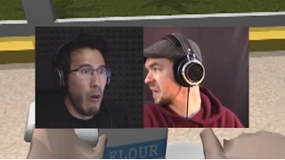 Markiplier and JackSepticEye Simultaneously Bake a Cake Together