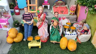Barbie Doll All Day Routine In Indian Village/Pinky Ki Kahani Part -364/Barbie Ki Hindi Kahaniyan||