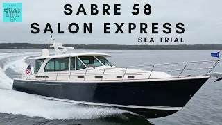 Sabre 58 Salon Express - Sea Trial with fuel burn