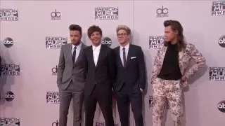 One Direction Red Carpet Fashion AMAs 2015