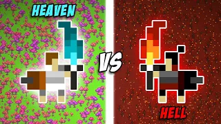 Heaven VS Hell (With New Biomes!) - Worldbox