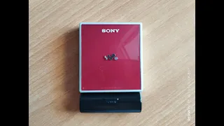 Sony Walkman portable Mini disc player MZ E620 Red, Black Máy nghe nhạc cassette cầm tay