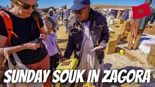 VISITING ZAGORA SUNDAY MARKET WITH FRIENDS 🇲🇦 This market is seriously huge!