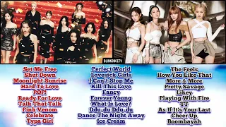 TWICE (트와이스) & BLACKPINK - Kpop Playlist 2023 (Greatest Hits) Updated