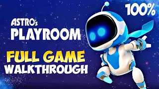 ASTRO'S PLAYROOM Full Game 100% Walkthrough Gameplay - All Artifacts & Puzzle Pieces | PS5