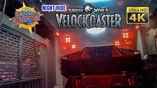 2021 Velocicoaster Roller Coaster at Night On Ride 4K POV Islands of Adventure Universal Orlando