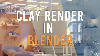 Create Beautiful Clay Renders in Blender | Cycles | Blender 3D Beginners Tutorial