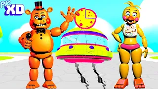 OS ANIMATRONICS FREDDY E CHICA INVADIRAM O PK XD (Five Nights at Freddy's) | Historinha PK XD