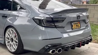 HRS - 2018-22 Honda Accord LED Tail Lights - The Elite Series install..@HiRevSports