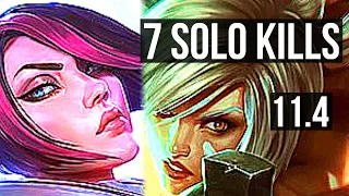 FIORA vs RIVEN (TOP) | Quadra, Rank 6 Fiora, 7 solo kills, Legendary, 13/2/0 | BR Challenger | v11.4