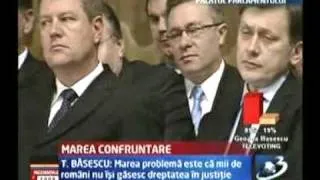 Confruntarea finala prezidentiale 2009 Traian Basescu vs Mircea Geoana (vizita la Vantu)