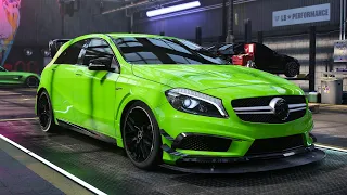 Need for Speed Heat Gameplay - MERCEDES-BENZ A 45 AMG Customization | Max Build