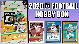 2020 Panini Donruss Optic Football Hobby Box Unboxing