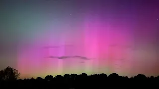 Northern lights spotted over the Ozarks