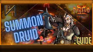 Diablo 2 Resurrected Ladder 1 Summon Druid Guide! Patch 2.4