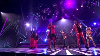 The Final 5 sing Burn by Ellie Goulding  Live Week 8   The X Factor 20131